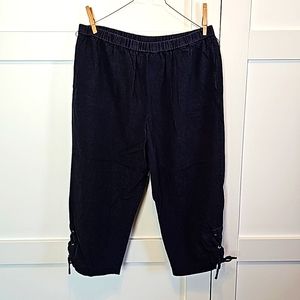 Christopher & Banks denim Bermuda shorts.